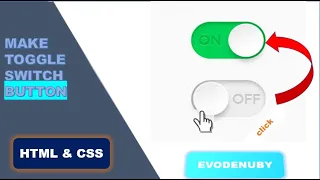 How to Create a Stylish Toggle Switch Button with HTML CSS