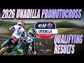 Cole Davies Big Crash Jett Fastest 2026 Unadilla ProMotocross QUALIFYING RESULTS