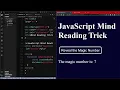 Mind-Blowing JavaScript Mind Reading Trick - Reveal Your Magic Number
