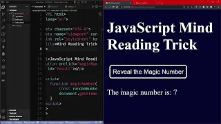 Mind-Blowing JavaScript Mind Reading Trick - Reveal Your Magic Number