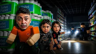 حاولنا النجاة 100 ليلة داخل متجر ضخم في روبلوكس! 😱