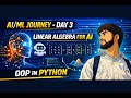 Journey Day 3 Linear Algebra for Machine Learning