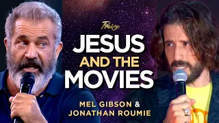 Mel Gibson Jonathan Roumie Sharing the Gospel Through Faith-Based Movies Praise on TBN