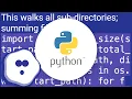 Calculating a directory s size using Python