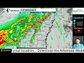 ARKANSAS Rain Storm Chances Increasing