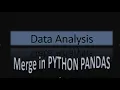 How to Merge or Join Data in PYTHON PANDAS HINDI TUTORIAL