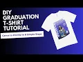 Graduation T-Shirt Design Template for Canva - Editable Print-Ready