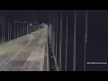 Ice falls from cables onto Mackinac Bridge