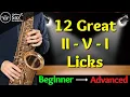 Lagu 12 Great (Short) II V I Licks: Beginners, Intermediates and Advanced #71
