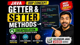 309 Getter and Setter Methods in Java Selenium Java 2026