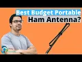BEST BUDGET PORTABLE HAM RADIO ANTENNA Bingfu Dual Band Foldable Antenna Review
