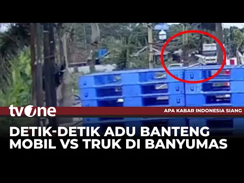 Adu Banteng Mobil dan Truk di Banyumas Tewaskan Satu Orang