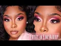 Pink Eyeshadow Makeup Tutorial Ariel Black