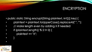 Hill Cipher - Java Implementation