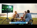 PERLESMITH PSTM1 PSTM2 TV Tripod Stand Flexible TV Stand for Both Indoor Outdoor Entertainment