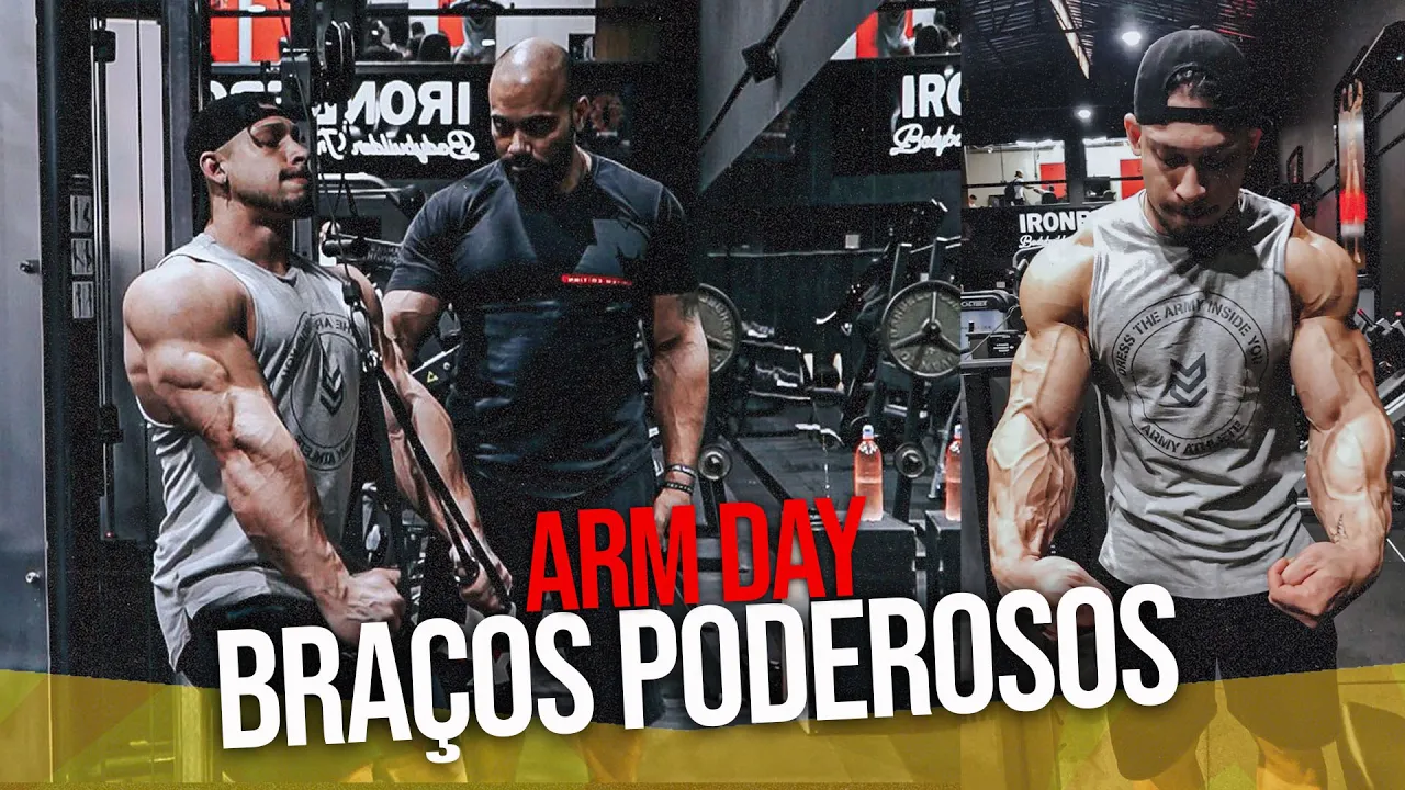 BALESTRIN EXTRAIU MEU MAXIMO NO TREINO DE BRAÇO | RAMON DINO