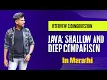 Shallow and Deep comparison