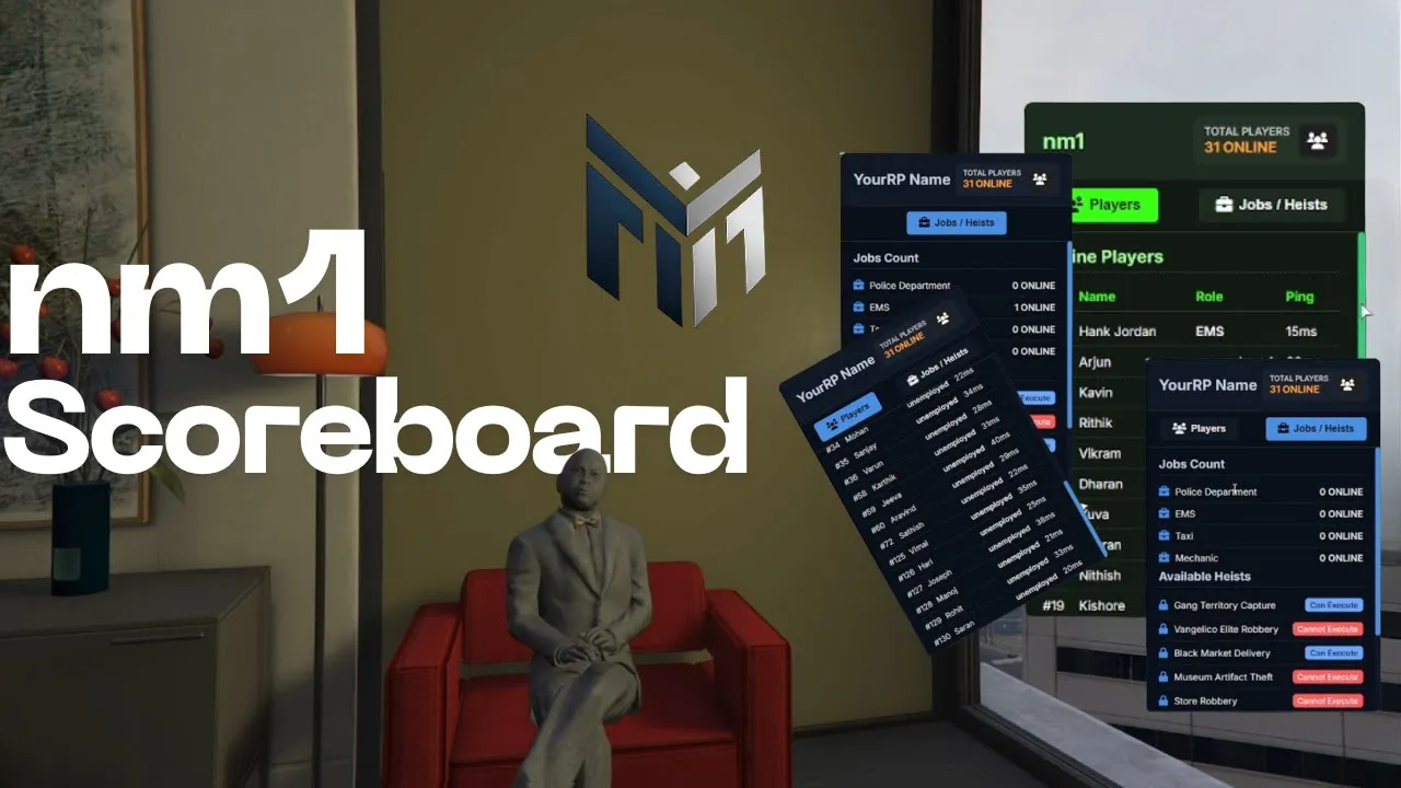 Advanced Scoreboard | [ESX/QBCore/Qbox] | [Escrowed]