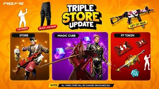 OB55 TRIPLE STORE UPDATE FREE FIRE MAX