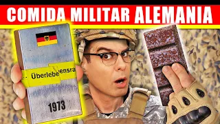 Probando RACIÓN MILITAR DE ALEMANIA de 1973 CON CHOCOLATE