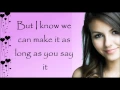 Download Lagu Victoria Justice - Tell Me That You Love Me Lyrics + Download link