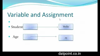 variable and assignment in python