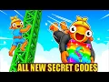 CLIMB AND DROP A LUCKY BLOCK - ALL NEW SECRET CODES