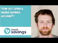 How do I open a bread savings account