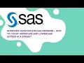 How To Count Uppercase and Lowercase Letters In a String Interview Question For SAS Fresher