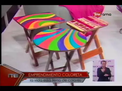 Emprendimiento Coloreta la vida está llena de colores
