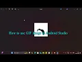 How to use GIF Animation Image in Android Studio