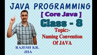 Naming Convention Of Package Class Method In JAVA - Class 8