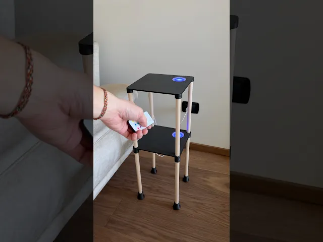 STACK | CUSTOMIZABLE COFFEE TABLE WITH LIGHT & MAG SAFE video thumbnail
