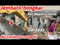Download Lagu Mantap ❗Jembatan BONGKAR,Lumpur di keruk Air Hitam Mengalir deras , warga gak Kuta Bau air nya #kdm 
