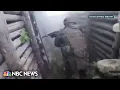 Ukraine troops seen killing Russian soldiers in trenches during counteroffensive