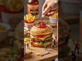 Lagu Many small peoples making a huge burger 🍔. #ytshort #youtubeshorts #youtube #ai #ANIMATED VID.. 🍔