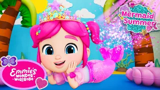 Pink Mermaid Song! | Mermaid Summer! 🧜‍♀️☀️ | Emmie's Wonder Wardrobe by Little Angel