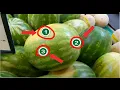 Download Lagu How to pick a sweet and juicy watermelon | 3 things to look for | How to cut watermelon into cubes