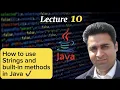Lecture 10 - Strings in Java