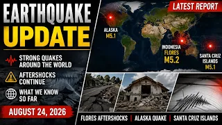 EARTHQUAKE UPDATE  Strong Aftershocks Continue in Indonesia | Global Earthquake Activity