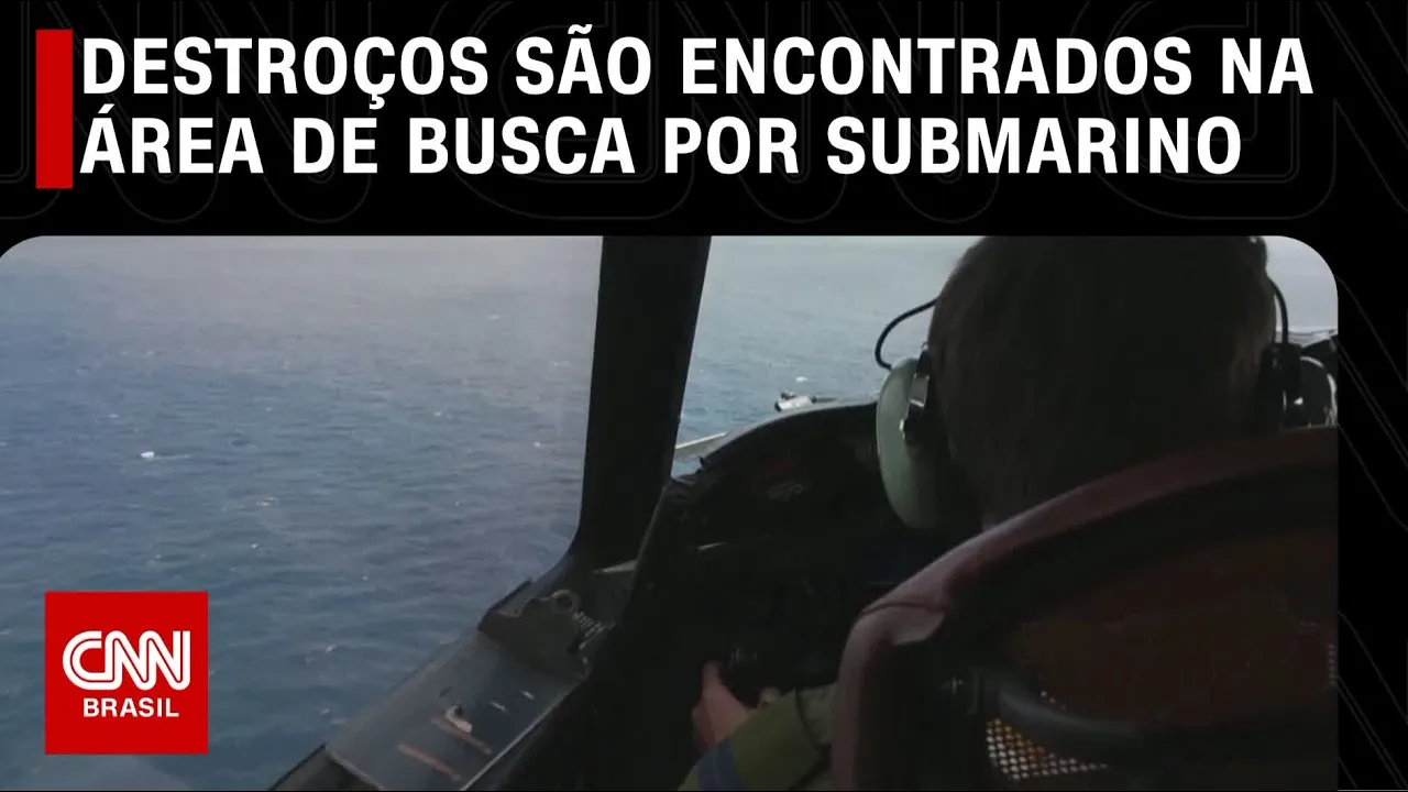 Destroços são encontrados na área de busca por submarino, diz Guarda Costeira | O GRANDE DEBATE
