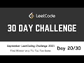 Day Find Winner on a Tic Tac Toe Game September LeetCoding Challenge 2021 Map C