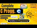 Variables in C Programming Lecture 3 C Programming Full course for Beginners