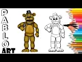How to Draw Withered Golden Freddy From Five nights at Freddy s 2 Learn to Draw step by step