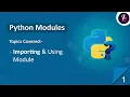 Importing Module in Python Module in Python Python Modules Python Tutorial in Hindi