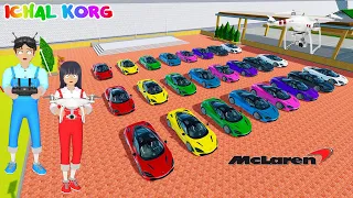 Yuta Mio Kumpulkan Semua Mobil McLaren Warna Warni di Kota Sakura π± SAKURA School Simulator