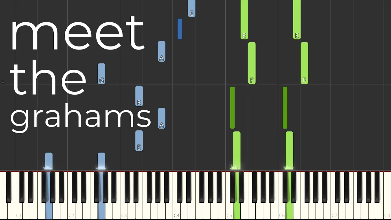 Kendrick Lamar - Meet The Grahams (Piano Tutorial) [Synthesia]