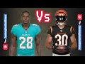 Fantasy Football Court DeVon Achane vs Chase Brown