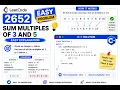 LeetCode 2652 - Sum Multiples Easy C Solution