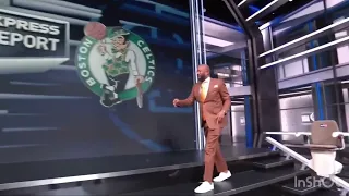 THE AMERICAN EXPRESS HALFTIME REPORT WITH ERNIE SHAQ KENNY CHUCK AND DRAYMOND FROM MAY 15TH 2024